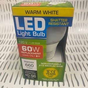 LED Lightbulb - Warm white